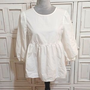 White small Who What Wear top